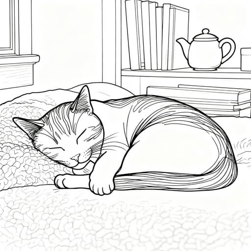 Line Art result after turning photo into line art art