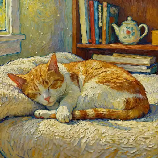 Post-Impressionism interpreted with 3D Painting