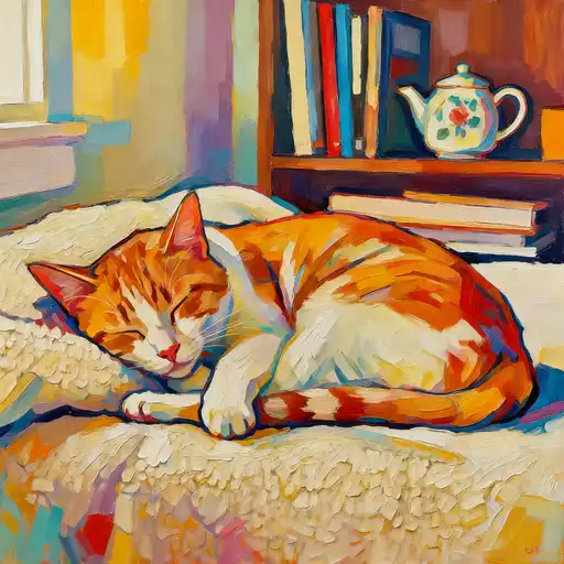 Abstract Art interpreted with Acrylic