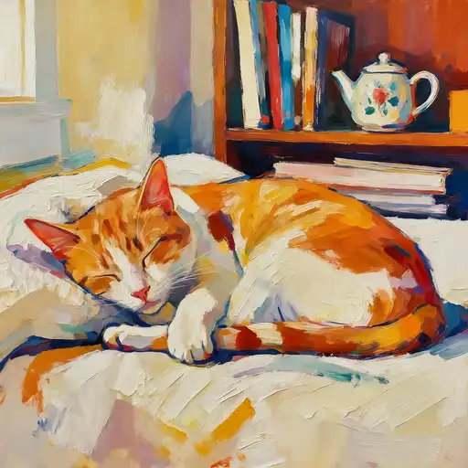 Lyrical Abstraction interpreted with Acrylic