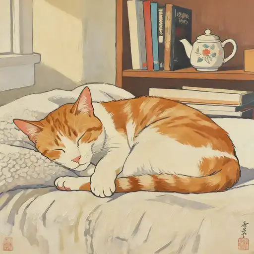 Ukiyo-e interpreted with Acrylic