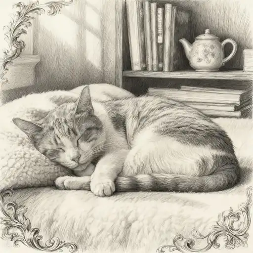 Rococo interpreted with Charcoal