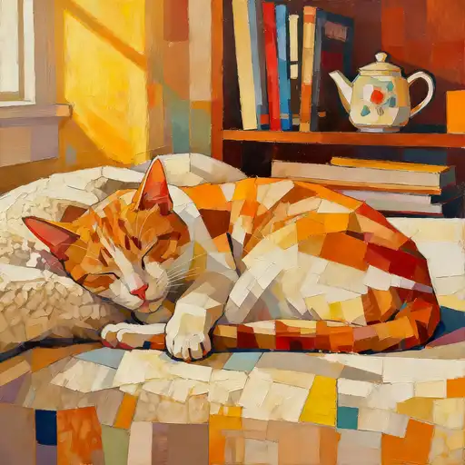 Abstract Art interpreted with Collage