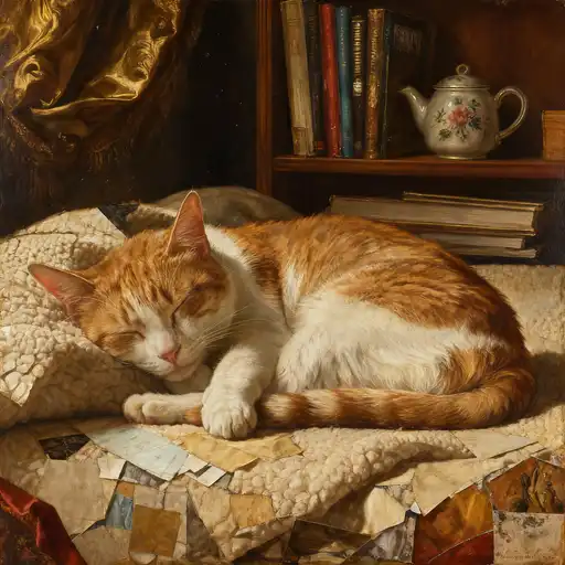 Baroque interpreted with Collage