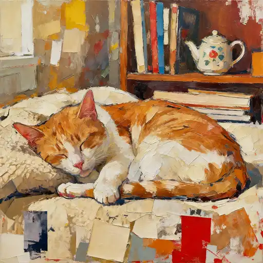 Informalism / Art Informel interpreted with Collage