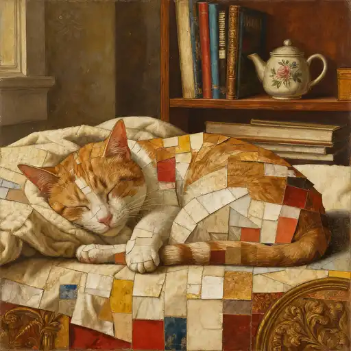 Renaissance Style interpreted with Collage