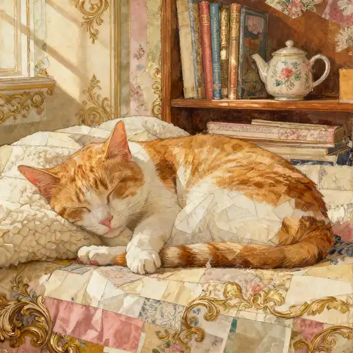 Rococo interpreted with Collage