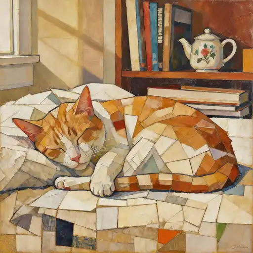 Symbolism interpreted with Collage