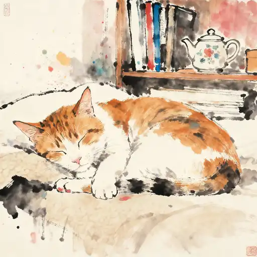 Action Painting interpreted with Color Ink