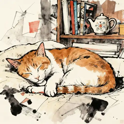 Dadaism interpreted with Color Ink