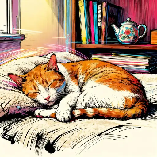 Futurism interpreted with Color Ink