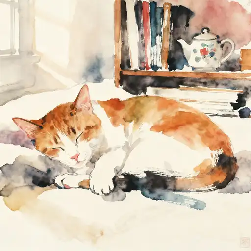 Lyrical Abstraction interpreted with Color Ink