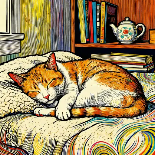 Op Art interpreted with Color Ink