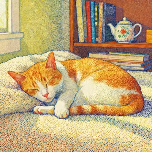 Pointillism / Divisionism interpreted with Color Ink