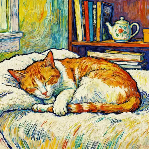 Post-Impressionism interpreted with Color Ink