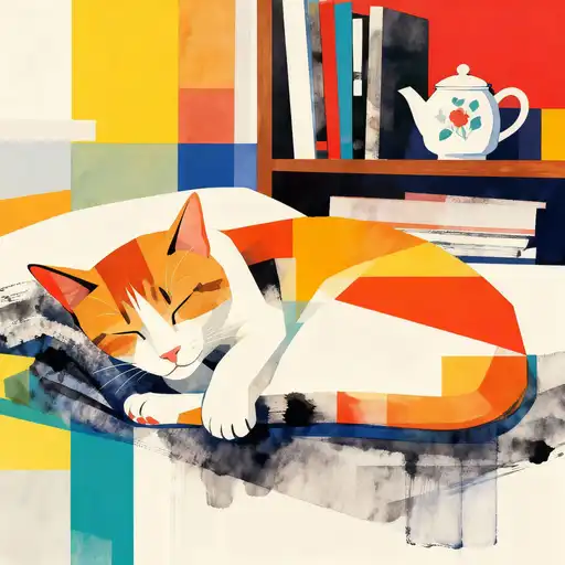 Suprematism interpreted with Color Ink