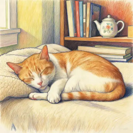 Dadaism interpreted with Colored Pencil