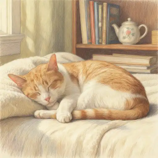 Neoclassicism interpreted with Colored Pencil