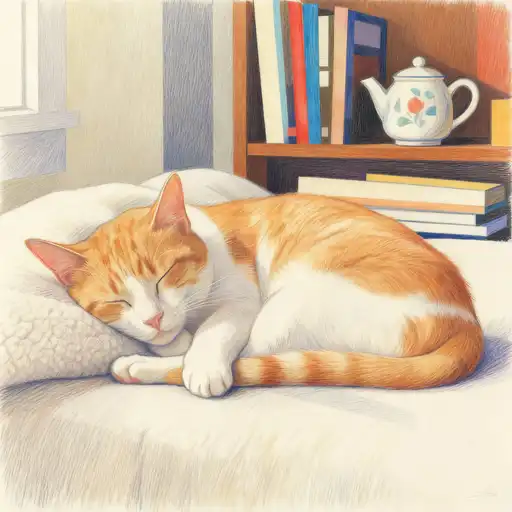 Suprematism interpreted with Colored Pencil