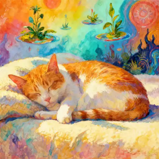 magical realism interpreted with Gouache