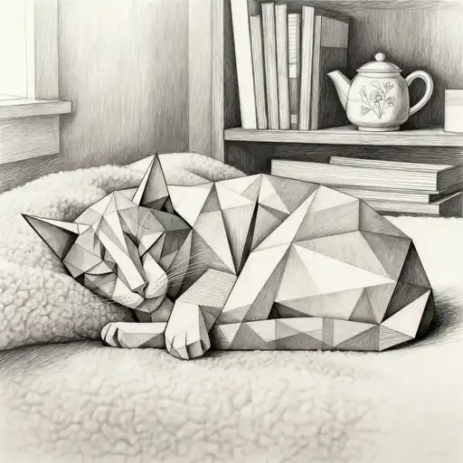 Cubism interpreted with Graphite