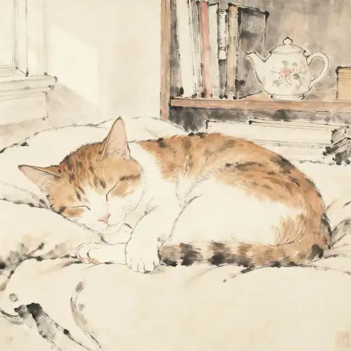 Renaissance Style interpreted with Ink Painting