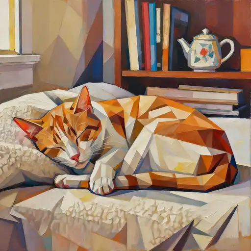 Futurism interpreted with Oil Painting