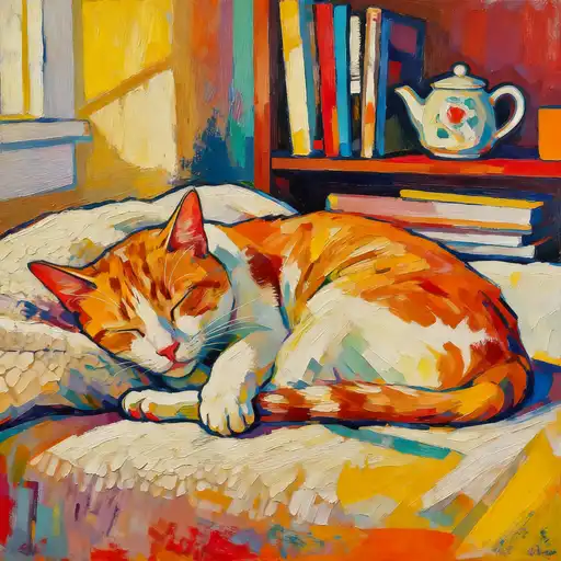 Abstract Art interpreted with Poster Color