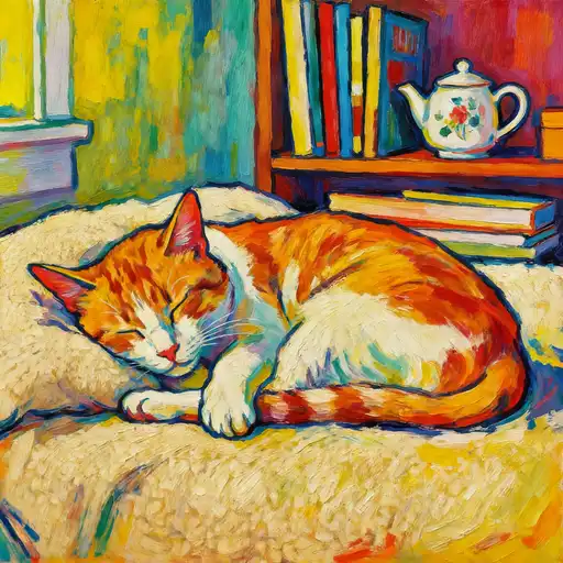 Fauvism interpreted with Poster Color