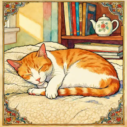 Persian Miniature interpreted with Poster Color