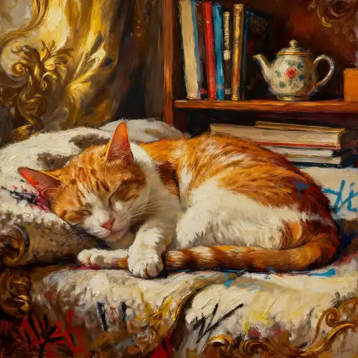 Baroque interpreted with Spray Painting/Graffiti