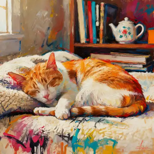 Lyrical Abstraction interpreted with Spray Painting/Graffiti