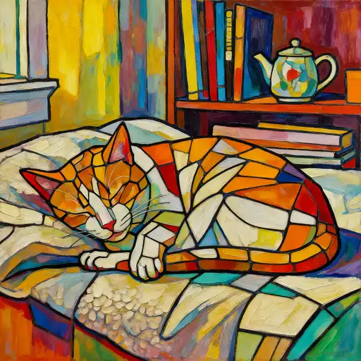 Fauvism interpreted with Stained Glass