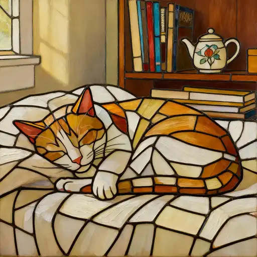 Neoclassicism interpreted with Stained Glass