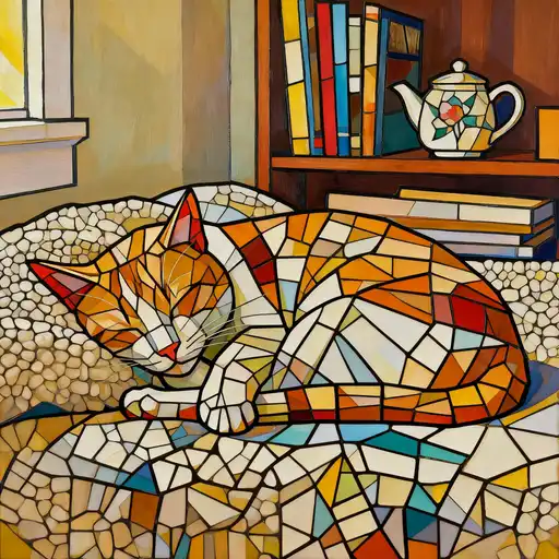 Op Art interpreted with Stained Glass