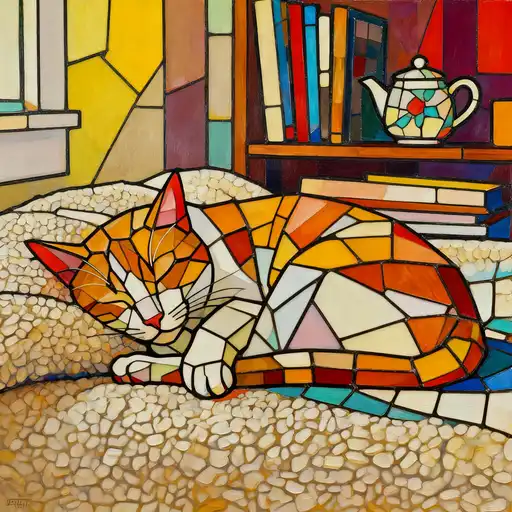 Pop Art interpreted with Stained Glass