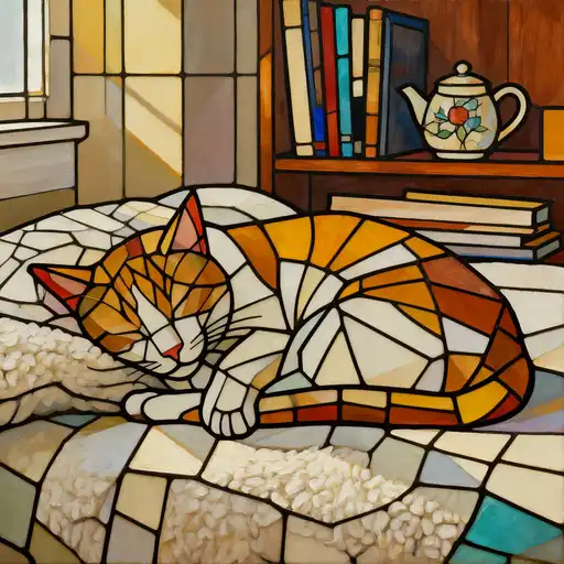 Symbolism interpreted with Stained Glass