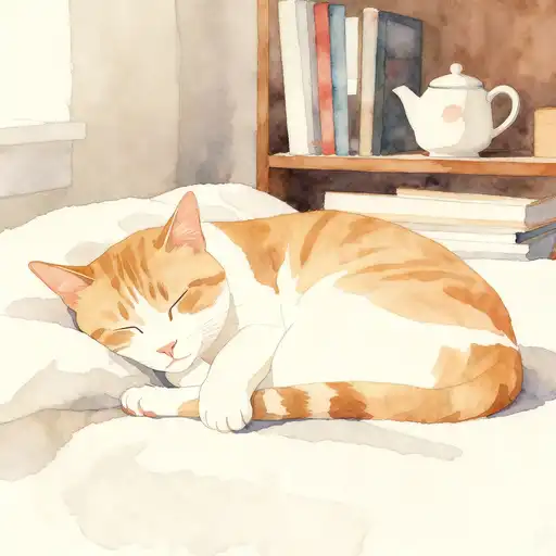 Minimalism interpreted with Watercolor