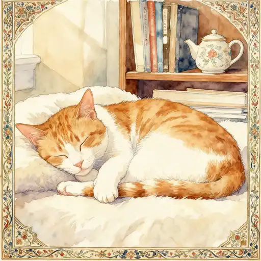 Persian Miniature interpreted with Watercolor