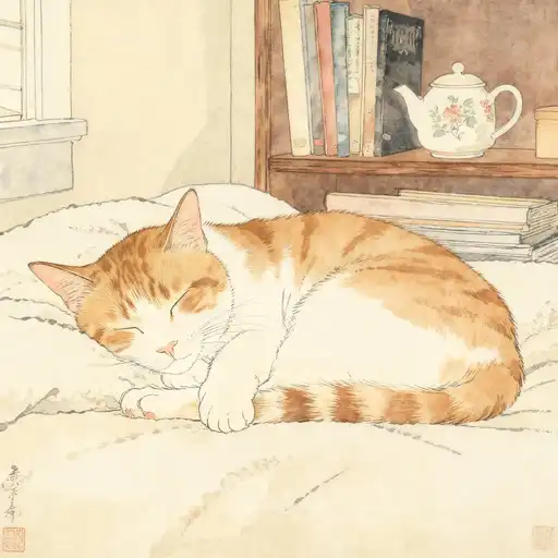 Ukiyo-e interpreted with Watercolor