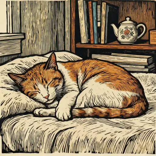 Expressionism interpreted with Woodcut