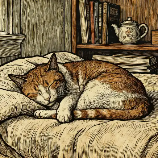 Renaissance Style interpreted with Woodcut