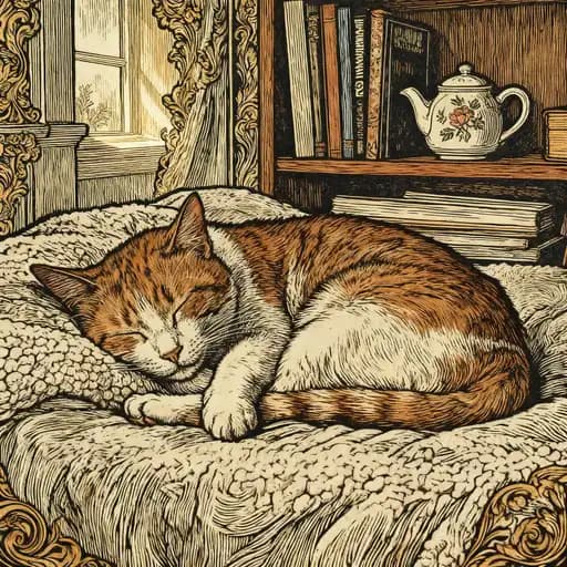 Rococo interpreted with Woodcut