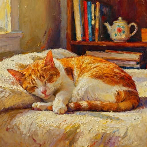 Oil Painting result after turning photo into oil painting art